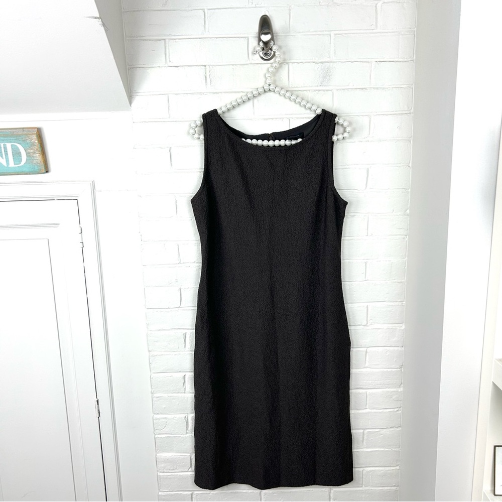 St. John Chocolate Brown Knit Dress Size 10